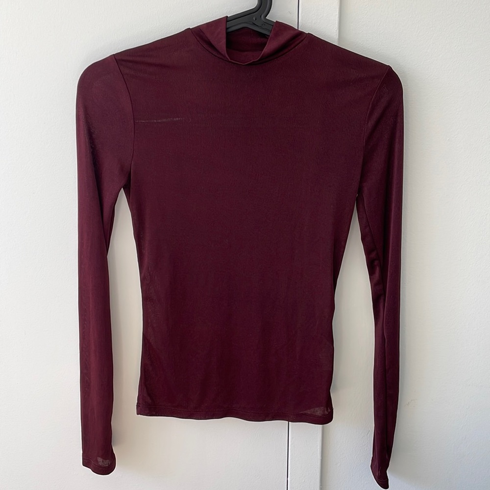 Forever 21 bordeaux top